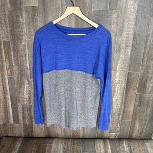 Holloway‎ Blue And Gray Long sleeve Short Bud light Size Juniors Medium